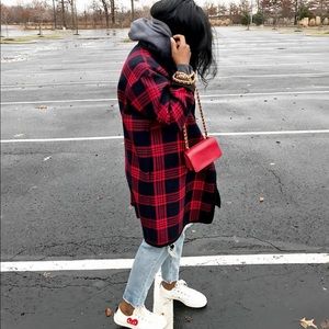 Plaid coat